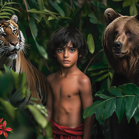 Spectacle Mowgli du livre de la jungle
