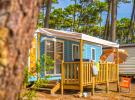 Mobil-home au camping 5 étoiles le Vieux Port dans les Landes