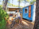 Mobil-home au camping 5 étoiles le Vieux Port dans les Landes