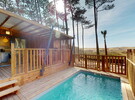 Chalet premium avec piscine privée