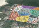 YOURMAPS Camping Le Vieux Port 2025 vue satellite de tout le site jusqu'à la plage