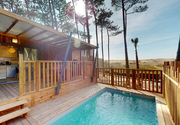Chalet premium avec piscine privée