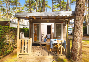 Mobil-Home resasol 2/4 personnes landes camping le vieux port dans les Landes 