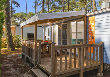 Mobil Home 4/6 pers camping 5 étoiles Vieux Port dans les landes 
