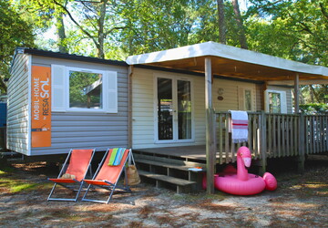 Mobil Home 8 pers camping 5 étoiles Vieux Port dans les landes 