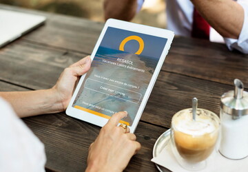 Application Resasol pour vos vacances loisirs et événements sur tablette apple app store, aussi dispo sur Android téléphone et tablette 