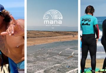 Cours de Surf dans Landes avec Mana Surf