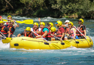 Descente en rafting au Pays Basque