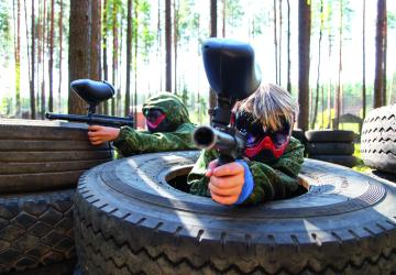 Paintball dans les Landes avec Adrénaline Parc
