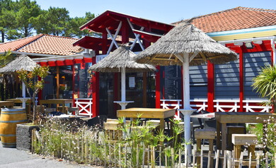 Restaurant au camping 5 étoiles le Vieux Port dans les Landes 