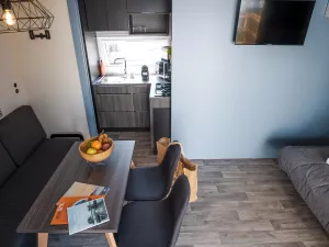 Lodge premium camping 5 étoiles le Vieux Port dans les Landes 