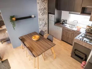 Module 3 chambres Cottage Suite Premium Jacuzzi 8 pers Otello Camping 5 étoiles vieux port landes