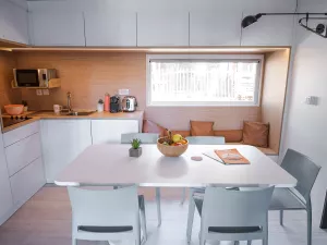 Lodge Premium 6 pers Taos 3 chambres au camping 5 étoiles dans les Landes au camping Le Vieux Port 