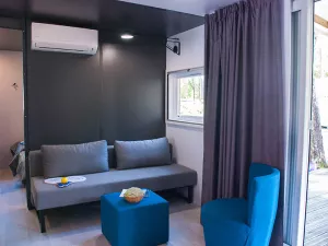 Lodge premium jacuzzi 4p Taos camping vieux port landes 5 étoiles