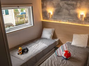 Lodge Premium 6 pers jacuzzi 5 étoiles dans les Landes au camping Le Vieux Port 