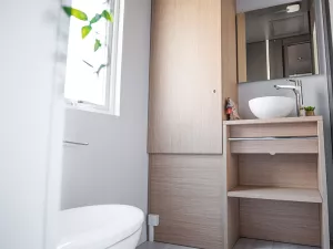 Lodge Premium 6 pers jacuzzi 5 étoiles dans les Landes au camping Le Vieux Port 