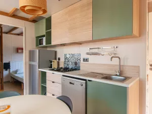 20250710 Chalet Premium Piscine 4-5 personnes (16) Cuisine