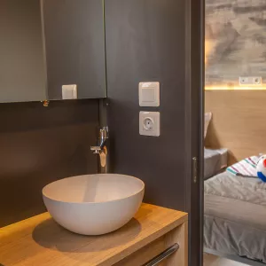 Salle de bain d'un hébergement premium