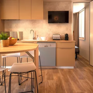 Salon d'un hébergement de la gamme Premium