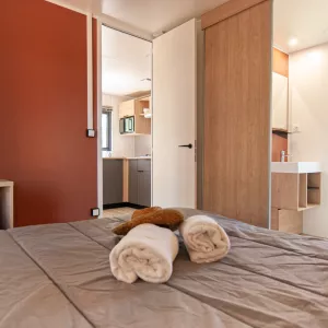 Intérieur d'un mobil-home Resasol 2/3 personnes