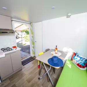 Intérieur d'un hébergement à petit prix