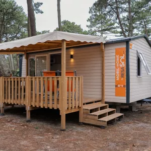 Mobil home Cosy dans un camping 5 étoiles en bord de mer