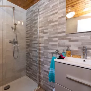Salle de bain du Chalet Bois 8 personnes