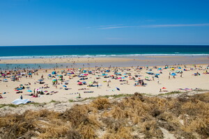 Plage surveillée de Messanges dans les Landes