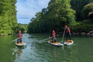 Balade en Stand Up Paddle en rivière sur le Nive au Pays Basque