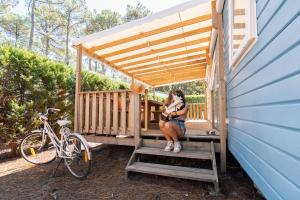Le mobil-home Resasol 4 chambres, 8 personnes animaux admis