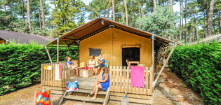 Emplacement Tente Ecoluxe 4/5 personnes dans les Landes au camping Le Vieux Port