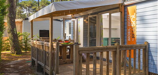Mobil Home 4/6 pers camping 5 étoiles Vieux Port dans les landes 