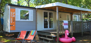 Mobil Home 8 pers camping 5 étoiles Vieux Port dans les landes 