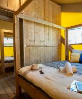Chambre parentale tente Ecoluxe 8P avec lit 140x190 ou 160x190 cm