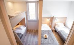 Chambres suites enfant Lodge Premium 6 personnes dans les Landes au camping Le Vieux Port