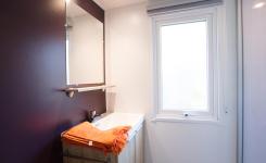 Salle de bains Mobil-home Resasol 6/8 personnes dans les Landes au camping Le Vieux Port
