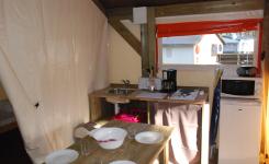Cuisine Tente Resasol 4/5 personnes dans les Landes au camping Le Vieux Port