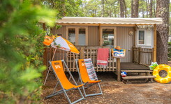 Mobil-home au camping 5 étoiles le Vieux Port dans les Landes