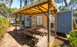 Location Mobil-home Landes dans le camping 5 étoiles le Vieux Port dans les Landes 