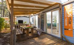 Mobil Home 4/6 pers camping 5 étoiles Vieux Port dans les landes 