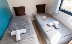 Mobil-home Resasol 6/8 personnes modèle 2024 : Chambre enfants et ses 2 lits simples