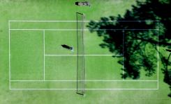 Tennis-courts-services-camping-5-etoiles-vieux-port-landes-filet-raquettes-court-synthétique-match-set