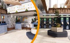 Travaux de la nouvelle réception 2026 du meilleur camping de France qui s'est entièrement rénovée à partir de zéro pendant l'hiver 2025