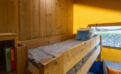 Chambre enfants tente Ecoluxe 4/5P avec lit 140x190 et lit superposé 70x190