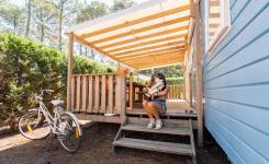 Le mobil-home Resasol 4 chambres, 8 personnes animaux admis